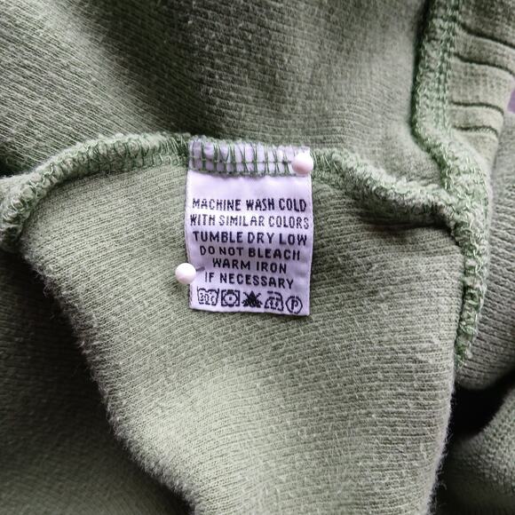 Tommy Bahama Green Sailfish Crest Logo Half-Zip Sweatshirt Mens XL cotton VTG - Picture 8 of 16